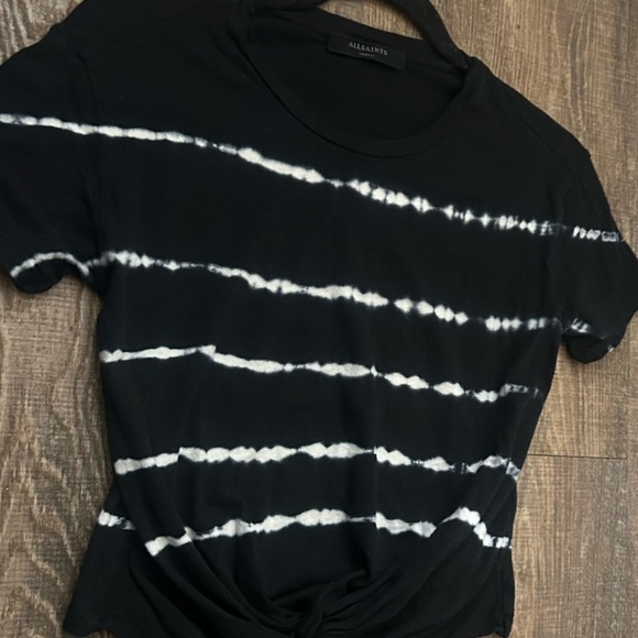 All Saints S crop wrap front T shirt- Free with 150 dollar bundle- or seperate - Picture 2 of 8